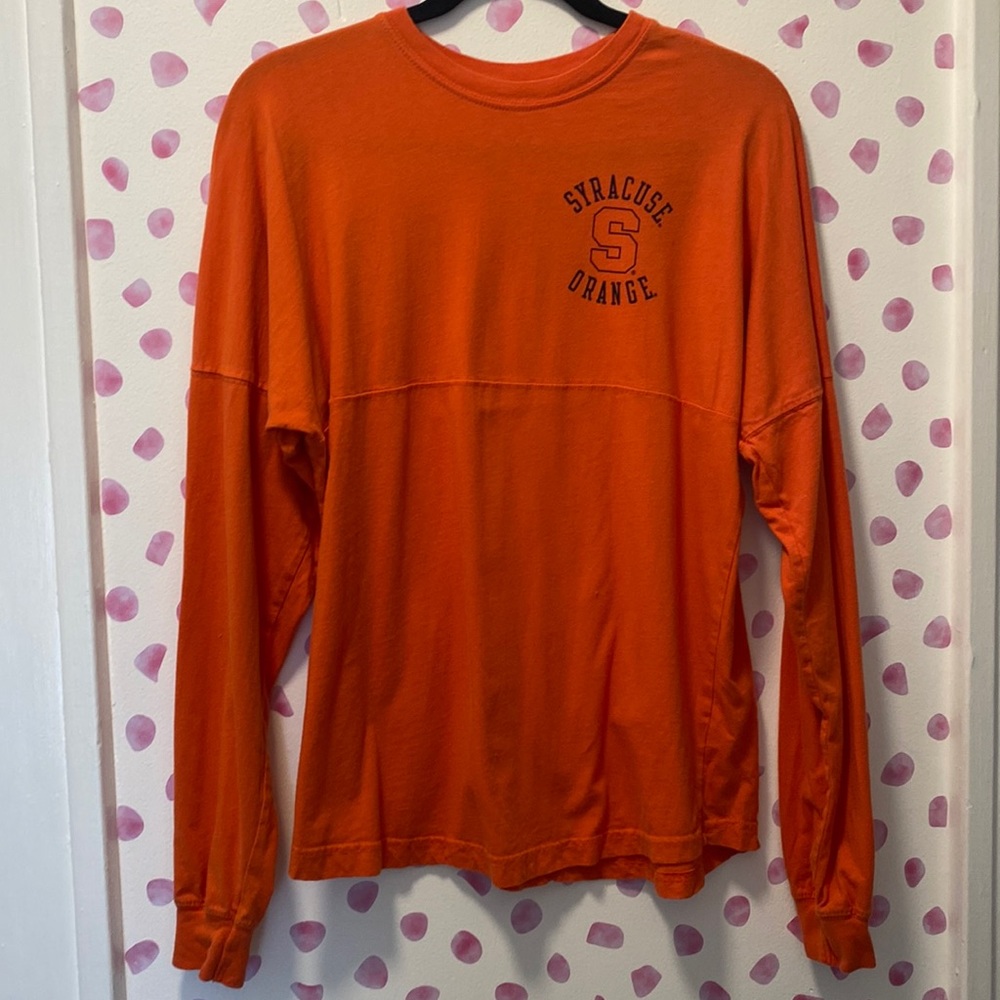 Long Sleeve Syracuse University Tee Shirt Size Small